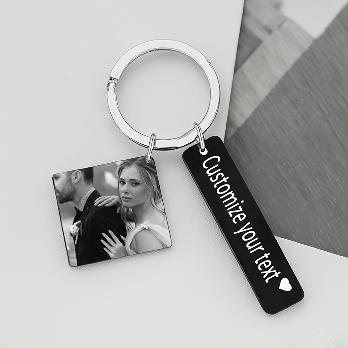Llavero personalizado de acero - Initial Ring Custom reseña y precio